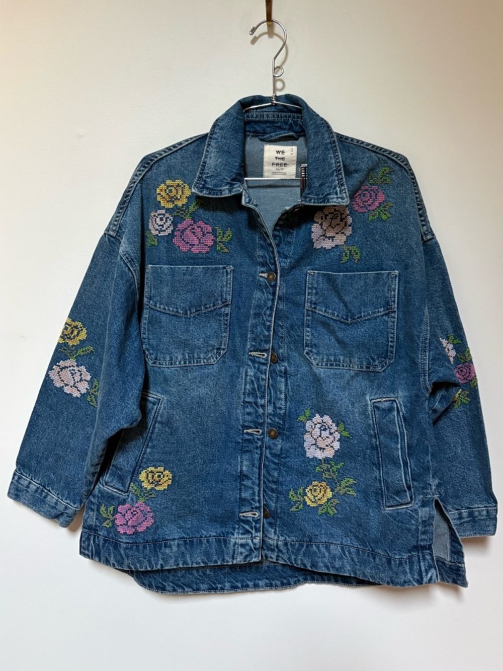 NWOT Free People We The Free Madison City Embroidered Jacket Size XS - Picture 4 of 15